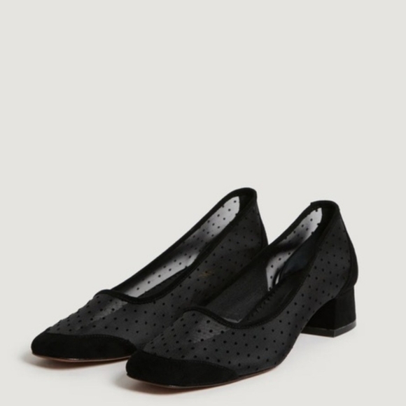 Rouje Parisienne Plumetis Heels - Picture 2 of 7